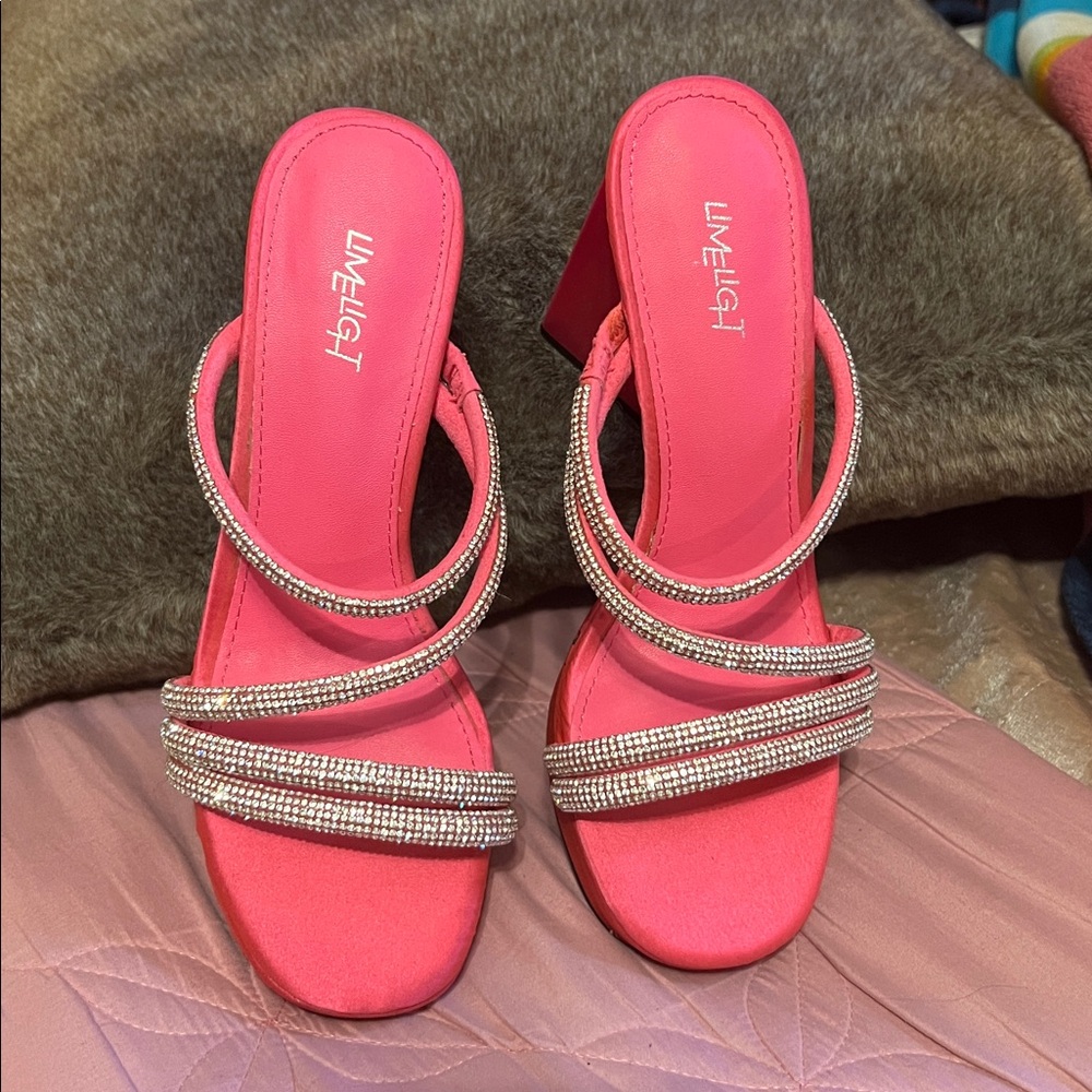 Limelight Pink Platform Sandals